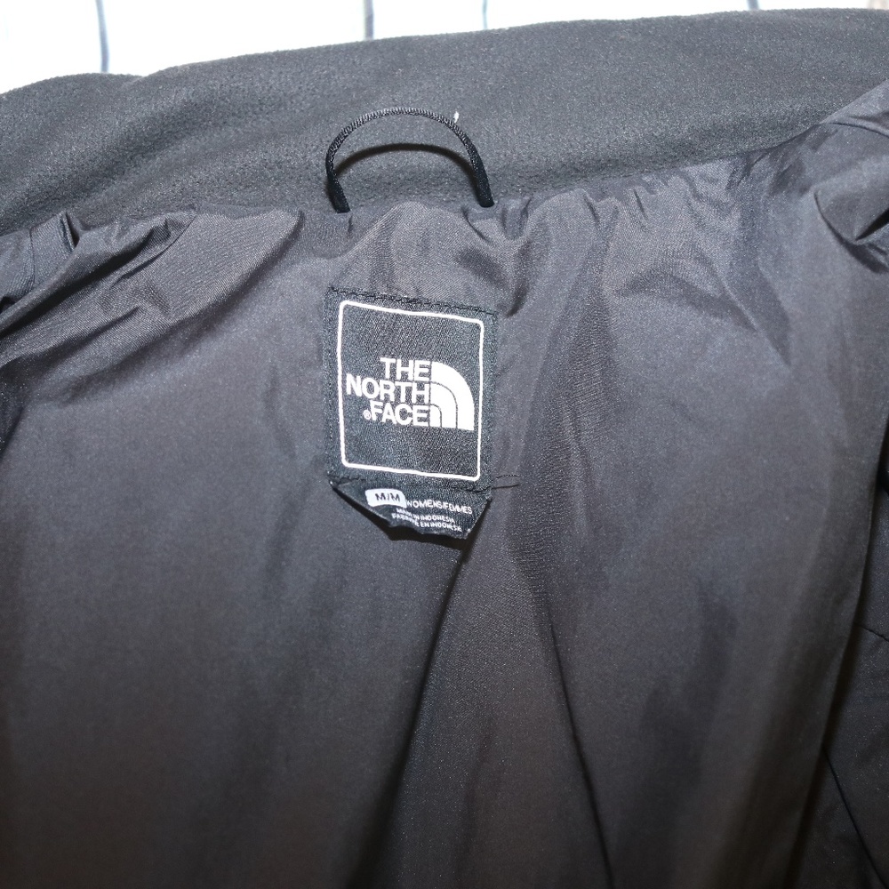 Northface Black Quilted Nylon Jacket Sz M - Picture 6 of 8